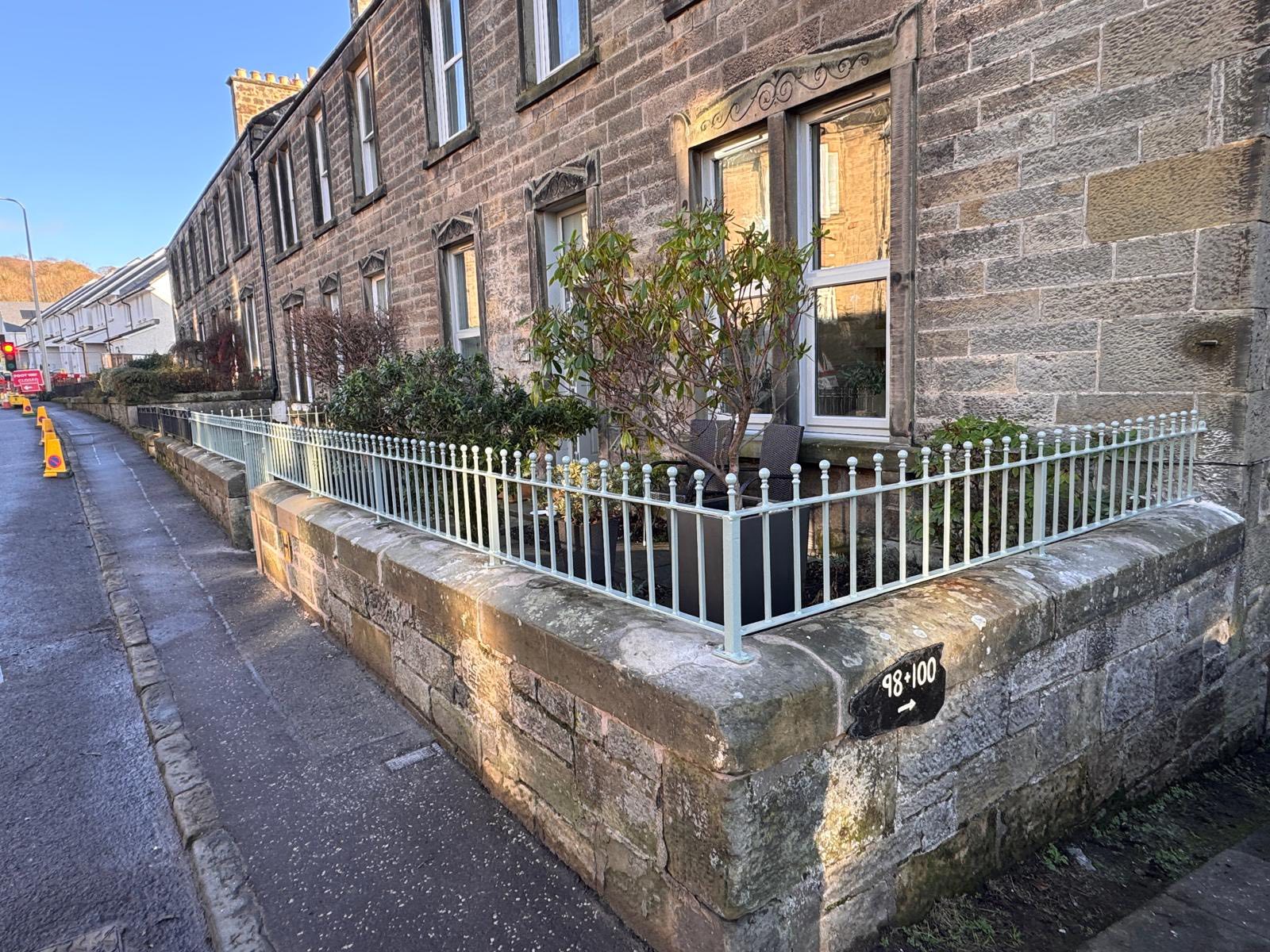 blacksmiths in Edinburgh Wall top Railings